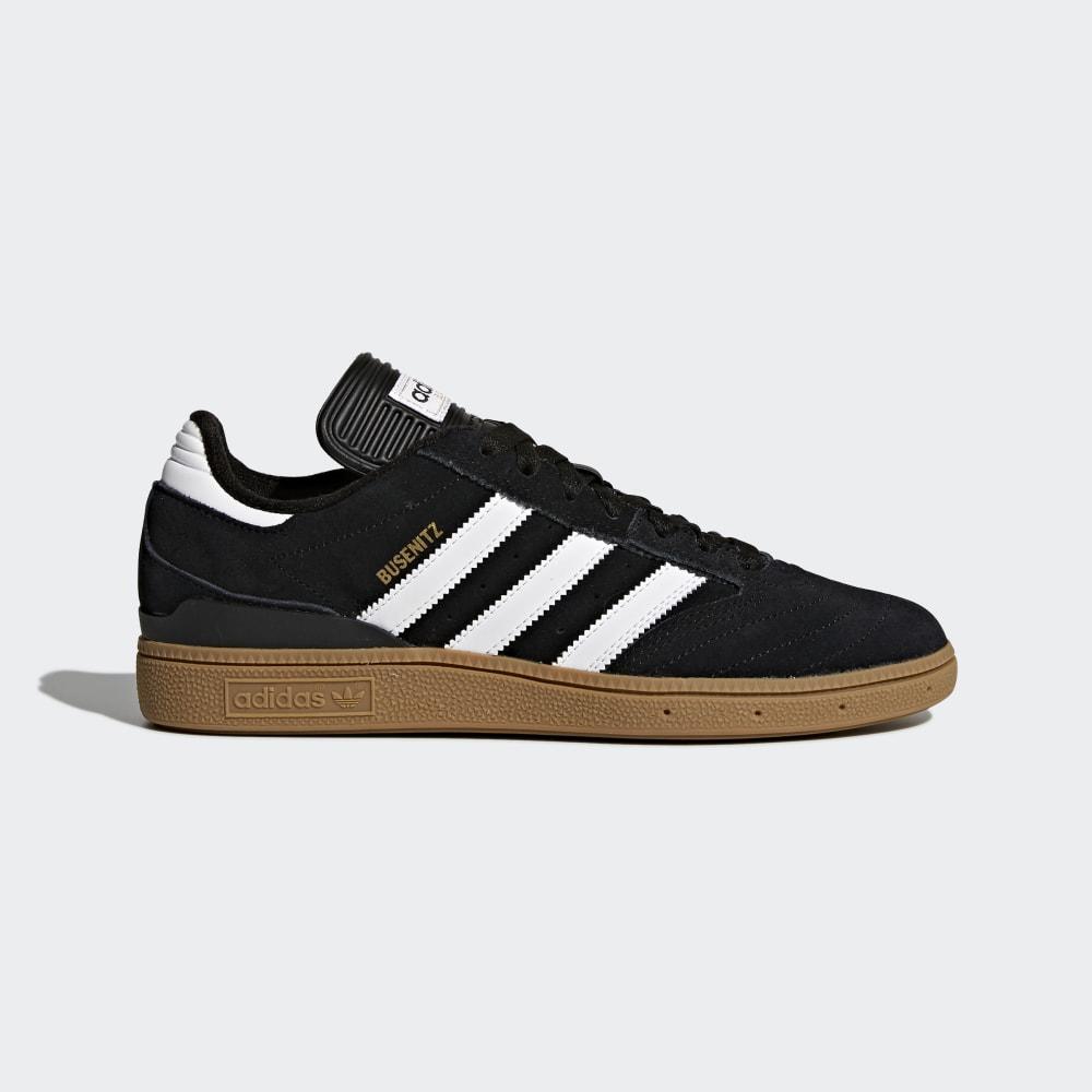 Adidas Women's Busenitz Pro Skate Shoes Black/White/Gold Metal Ireland G48060